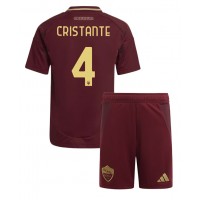 AS Roma Bryan Cristante #4 Domaci Dres za djecu 2024-25 Kratak Rukav (+ Kratke hlače)